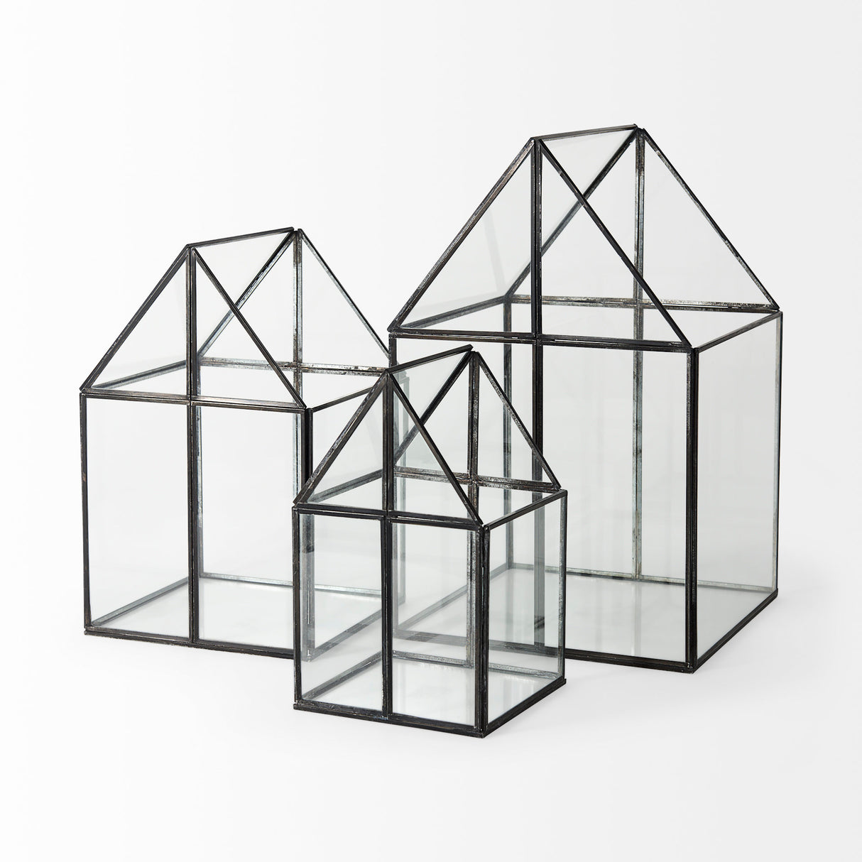 Sikes (Medium) 8L x 8W x 13H Hut Terrarium W/Glass Base from Mercana - Luna Furniture