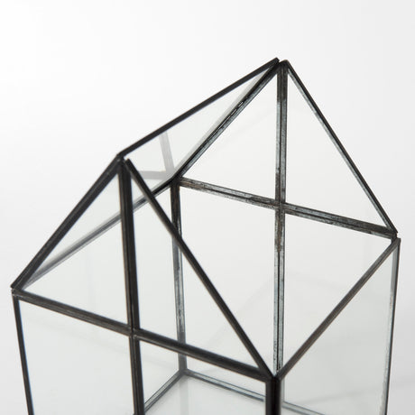 Sikes (Medium) 8L x 8W x 13H Hut Terrarium W/Glass Base from Mercana - Luna Furniture