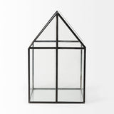 Sikes (Large) 10L x 10W x 16H Hut Terrarium W/Glass Base from Mercana - Luna Furniture