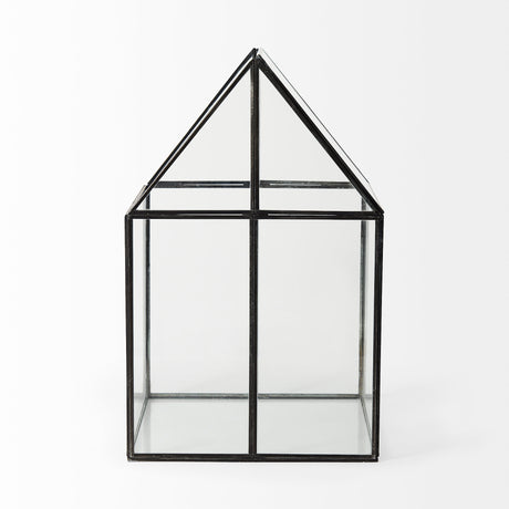 Sikes (Large) 10L x 10W x 16H Hut Terrarium W/Glass Base from Mercana - Luna Furniture