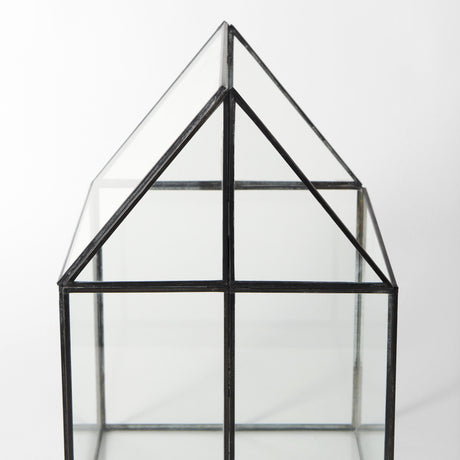 Sikes (Large) 10L x 10W x 16H Hut Terrarium W/Glass Base from Mercana - Luna Furniture