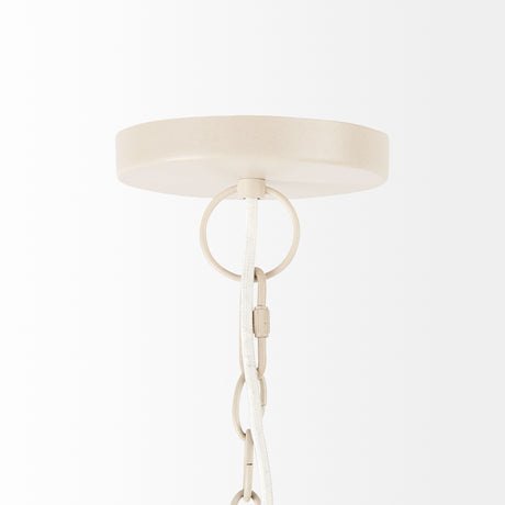 Marimba 40 L x 40 W x 24 H Natural Cane 6 Tier Chandelier from Mercana - Luna Furniture
