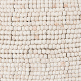 Theta 30.0 L x 30.0 W x 15.0 H White-Washed Beaded Chandelier from Mercana - Luna Furniture