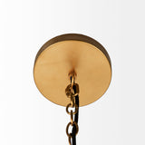 Campanile 16.0L x 16.0W x 27.0H Brown Whicker Pendant Light from Mercana - Luna Furniture