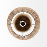 Aviario 14.2 L x 14.2 W x 14.2 H Natural Cane Cylindrical Pendant Light from Mercana - Luna Furniture
