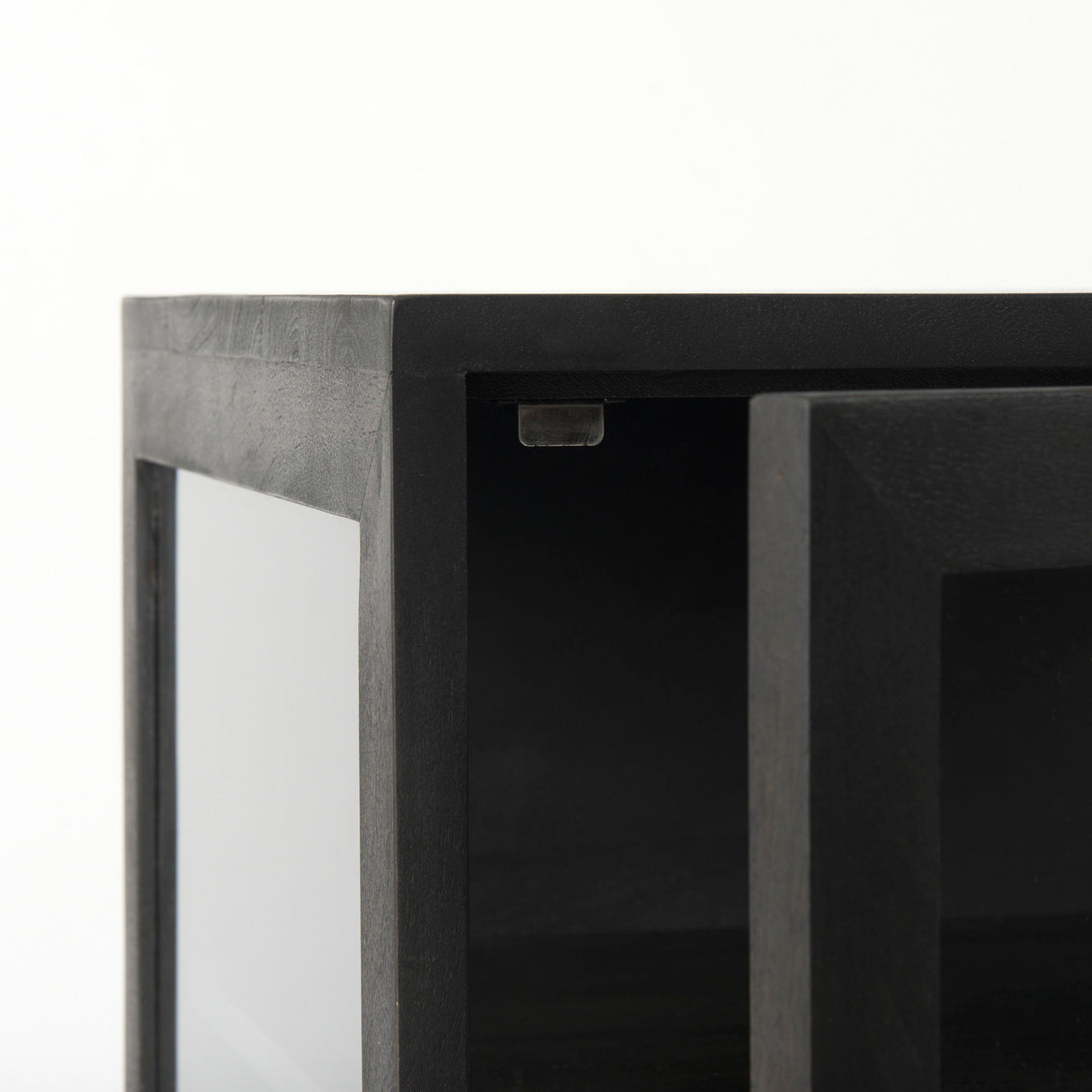Arelius 20L x 18W x 26H Black-Brown Wood W/ Black Metal Frame End/Side Table from Mercana - Luna Furniture