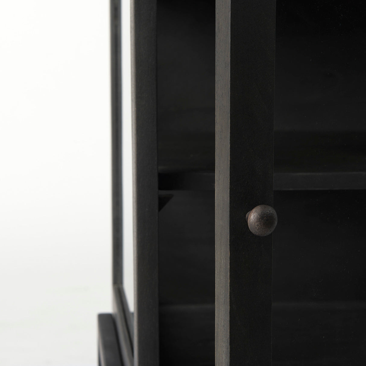 Arelius 20L x 18W x 26H Black-Brown Wood W/ Black Metal Frame End/Side Table from Mercana - Luna Furniture