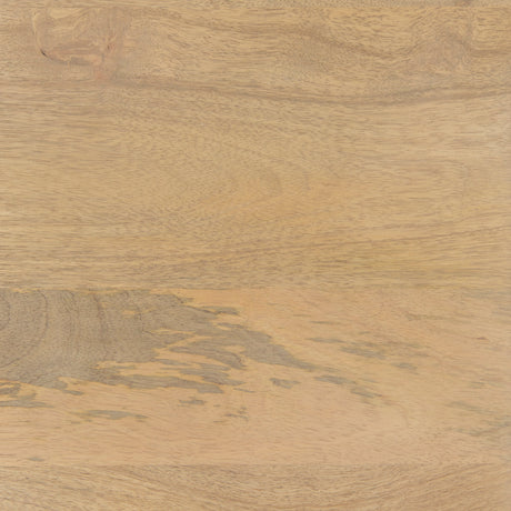 Arelius 36L x 18.75W x 63H Light Brown Wood W/ Black Metal Base Display Cabinet from Mercana - Luna Furniture