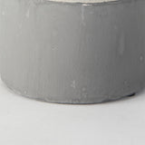 Burton 10.2H Small Two Tone Gray Ceramic Jug Vase from Mercana - Luna Furniture