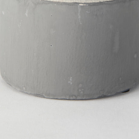 Burton 10.2H Small Two Tone Gray Ceramic Jug Vase from Mercana - Luna Furniture