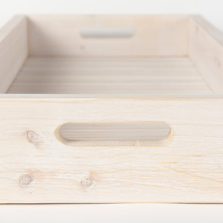 Horatio 28L x 12W Natural Wood Rectangular Serving Tray from Mercana - Luna Furniture