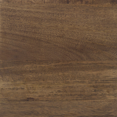 Arelius 70L x 18.75W x 32H Medium Brown, Black Metal Base w/ 4 Glass Door Cabinets Sideboard from Mercana - Luna Furniture