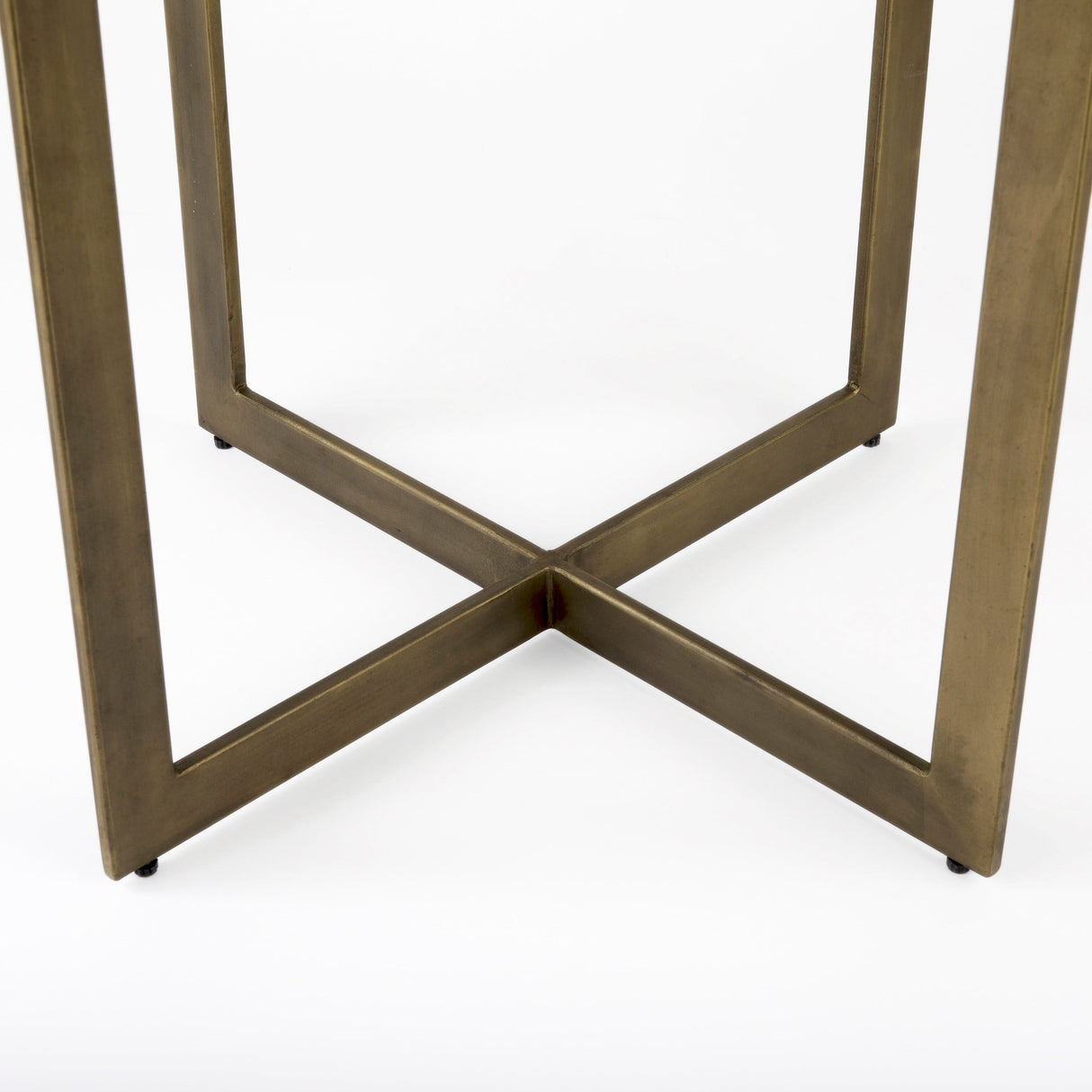 Faye I 48L x 48W x 30H Beige Finished Wood W/Gold Metal Base Square Dining Table from Mercana - Luna Furniture