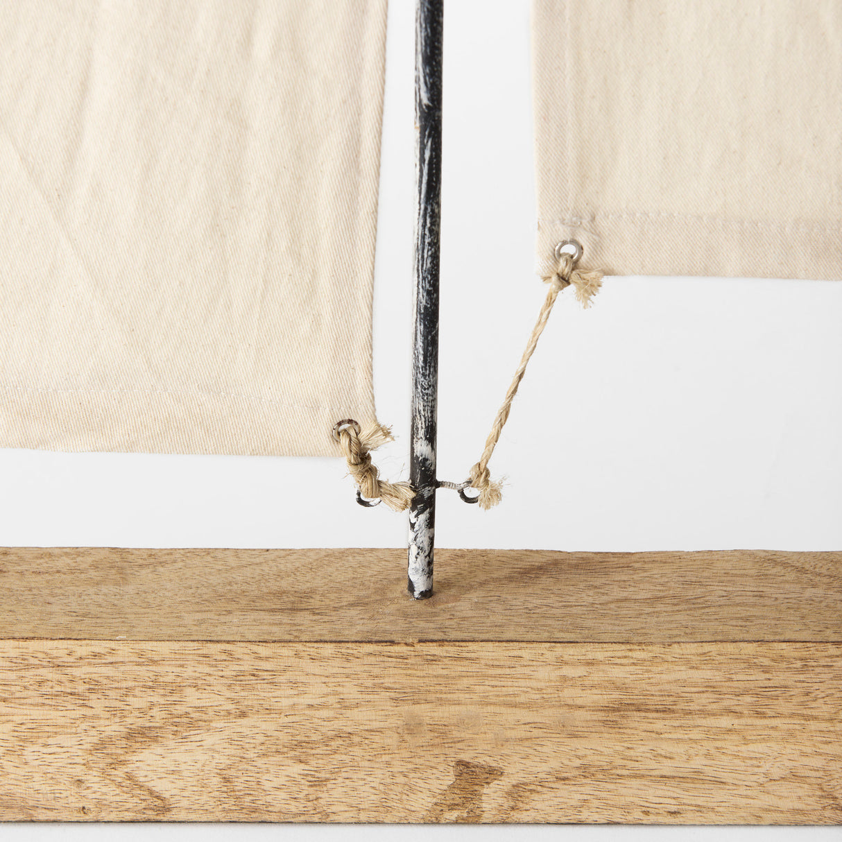 Tartane Large 22L x 2W Brown/Cream Nautical Inspired Sailboat from Mercana - Luna Furniture