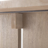 Aida 84L Light Gray Wood Dining Table from Mercana - Luna Furniture