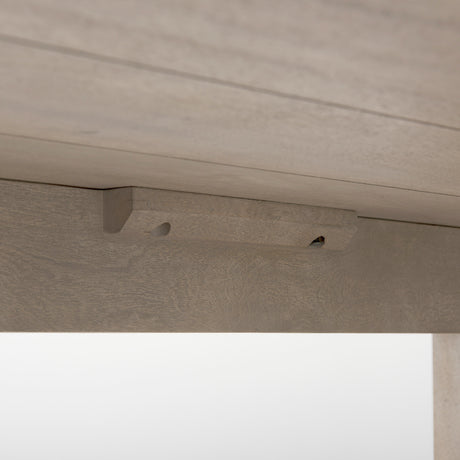 Aida 84L Light Gray Wood Dining Table from Mercana - Luna Furniture