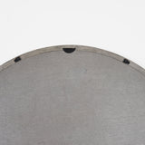 Gambit 46" Round Gray Wash Wood Frame Wall Mirror from Mercana - Luna Furniture