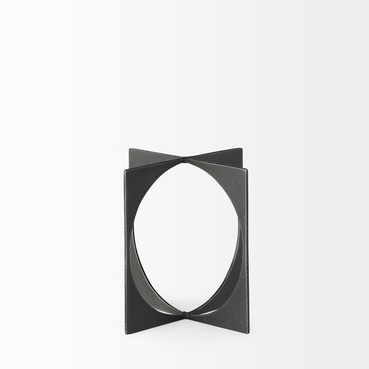 Lima Gunmetal Gray Metal Small Decorative Object from Mercana - Luna Furniture