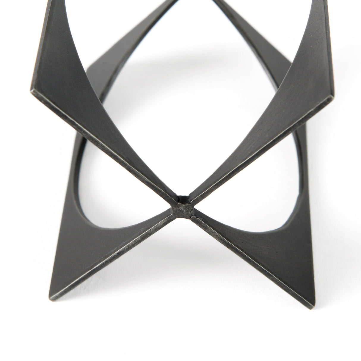 Lima Gunmetal Gray Metal Small Decorative Object from Mercana - Luna Furniture