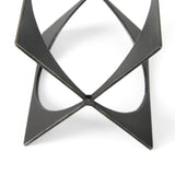 Lima Gunmetal Gray Metal Small Decorative Object from Mercana - Luna Furniture
