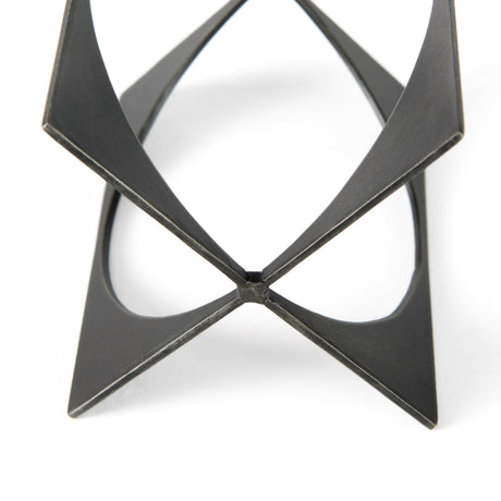 Lima Gunmetal Gray Metal Small Decorative Object from Mercana - Luna Furniture