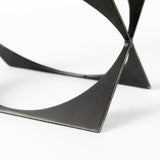 Lima Gunmetal Gray Metal Small Decorative Object from Mercana - Luna Furniture