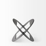 Cusco 6.0 L x 6.0 W x 6.0 H Black Iron Small Gunmetal Geometric Decorative Object from Mercana - Luna Furniture