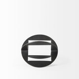 Cusco 6.0 L x 6.0 W x 6.0 H Black Iron Small Gunmetal Geometric Decorative Object from Mercana - Luna Furniture