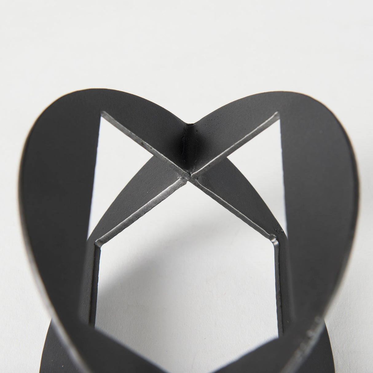 Cusco 6.0 L x 6.0 W x 6.0 H Black Iron Small Gunmetal Geometric Decorative Object from Mercana - Luna Furniture