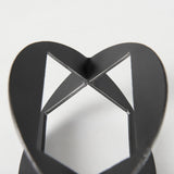 Cusco 6.0 L x 6.0 W x 6.0 H Black Iron Small Gunmetal Geometric Decorative Object from Mercana - Luna Furniture