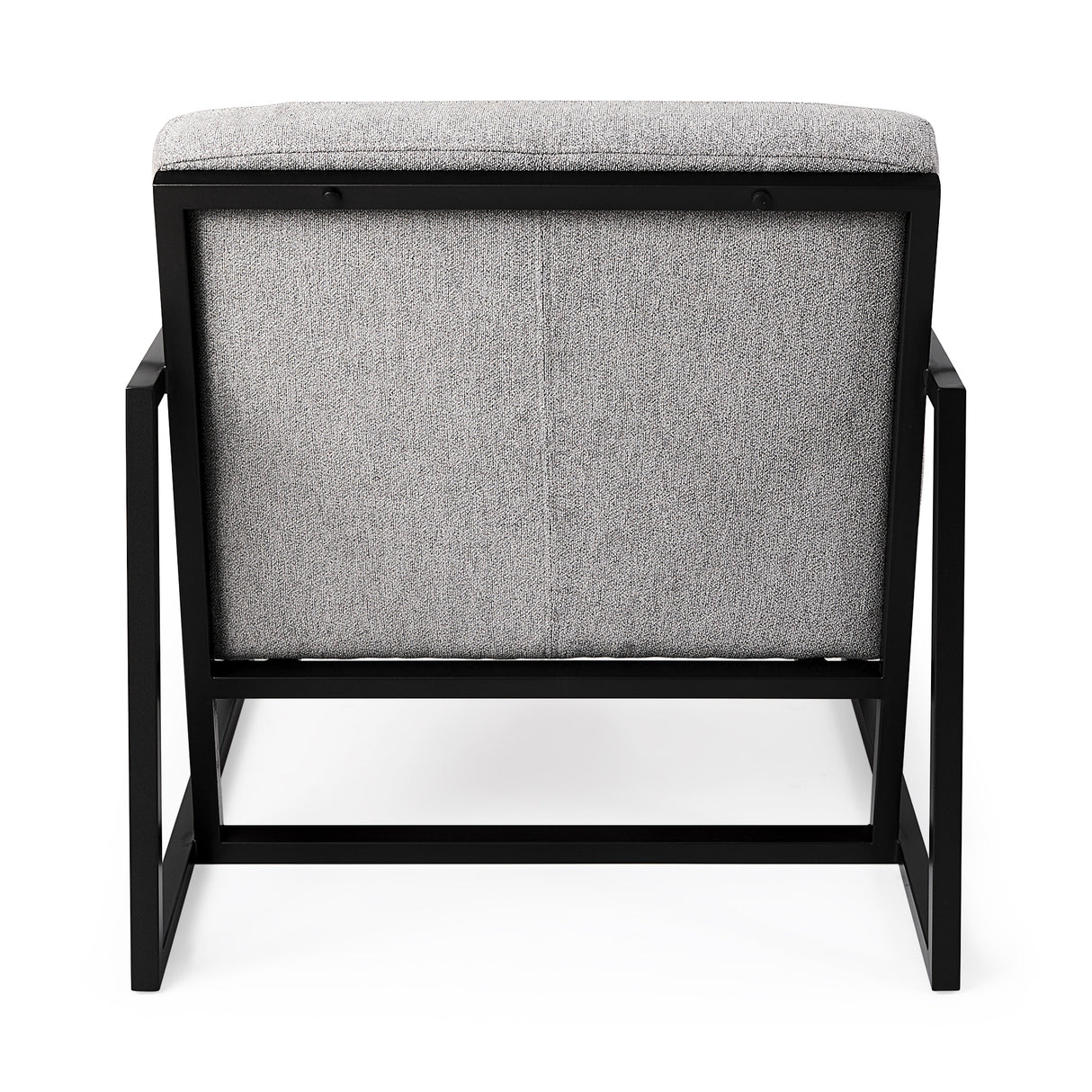 Armelle Gray Fabric Seat W/Black Metal Frame Accent Chair from Mercana - Luna Furniture