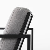 Armelle Gray Fabric Seat W/Black Metal Frame Accent Chair from Mercana - Luna Furniture