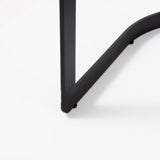 Hollyfield II Gray Fabric Seat W/ Gray Iron Frame Dining Chair from Mercana - Luna Furniture