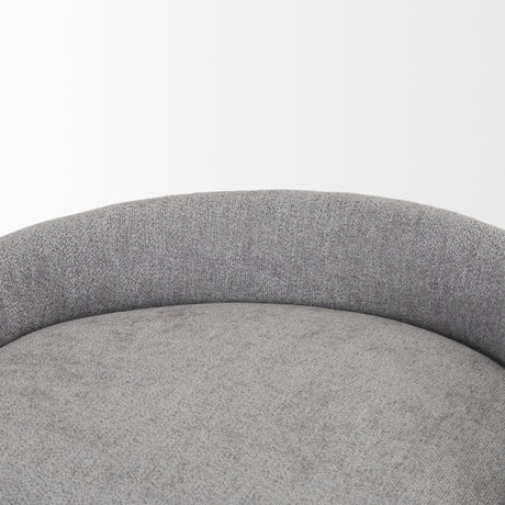 Hollyfield II Gray Fabric Seat W/ Gray Metal Base Counter Stool from Mercana - Luna Furniture
