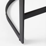 Hollyfield II Gray Fabric Seat W/ Gray Metal Base Counter Stool from Mercana - Luna Furniture