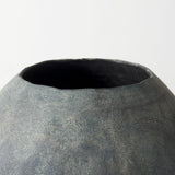 Gobi 19.75L x 24H Large Gray Ceramic Oval Vase from Mercana - Luna Furniture