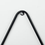 Khufu 18.9L x 5.5W x 10.2H Set of Three Brown Wood W/ Black Metal Triangular Hanging Shelves from Mercana - Luna Furniture