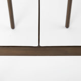 Millie 16.75 X 17.75 X 30 Hair-on-hide Seat W/ Gold Frame Bar Stool from Mercana - Luna Furniture