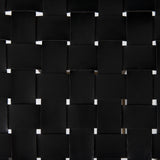 Clarissa 18.0L x 16.0W x 30.25H Black Woven Leather Seat W/ Gold Frame Bar Stool from Mercana - Luna Furniture