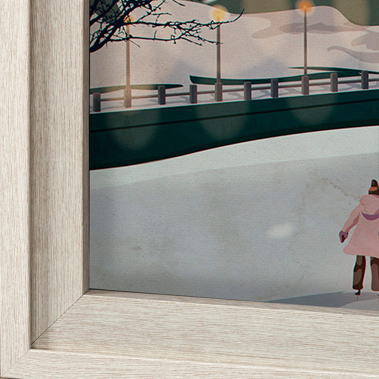 Ottawa Go Canada (XL) by Mercana Studio a Hand Embellished Decograph Framed Art Print under Glass from Mercana - Luna Furniture