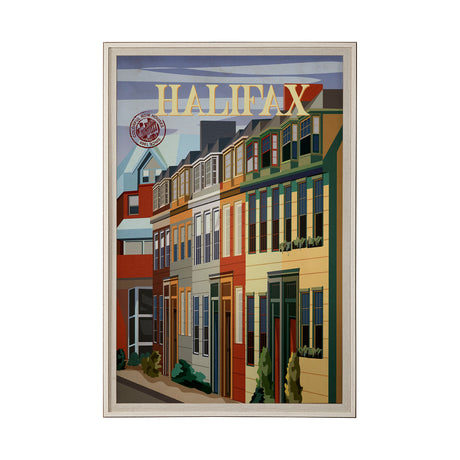 Halifax Go Canada (XL) by Mercana Studio a Hand Embellished Decograph Framed Art Print under Glass from Mercana - Luna Furniture