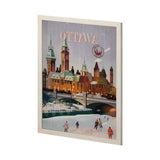Ottawa Go Canada (L) by Mercana Studio a Hand Embellished Decograph Framed Art Print from Mercana - Luna Furniture