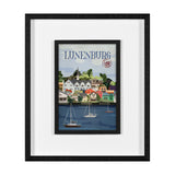Lunenburg Go Canada (M) by Mercana Studio a Framed Art Print Matted under Glass from Mercana - Luna Furniture