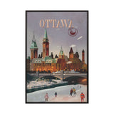 Ottawa Go Canada (SM) by Mercana Studio a Hand Embellished Decograph Framed Art Print from Mercana - Luna Furniture
