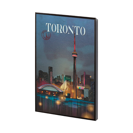 Toronto Go Canada (SM) by Mercana Studio a Hand Embellished Decograph Framed Art Print from Mercana - Luna Furniture