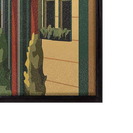 Halifax Go Canada (SM) by Mercana Studio a Hand Embellished Decograph Framed Art Print from Mercana - Luna Furniture