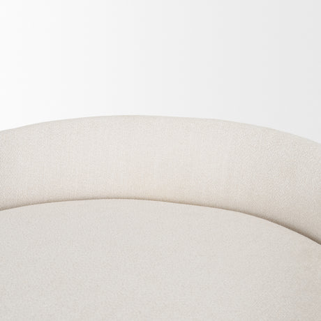 Hollyfield II Cream Fabric Seat W/ Gold Metal Base Counter Stool from Mercana - Luna Furniture