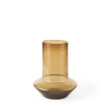 Amrita 8.3L x 8.3W x 9.7H Golden Brown Glass Vase from Mercana - Luna Furniture