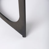 Tyson 17L x 18W x 31H Black Leather W/ Metal Frame Bar Stool from Mercana - Luna Furniture