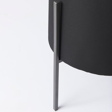 Claypoole (Set of 3) Black Plant Stands from Mercana - Luna Furniture